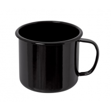 Caneca Esmaltada Ewel 6 120ml Preta - ref 13010