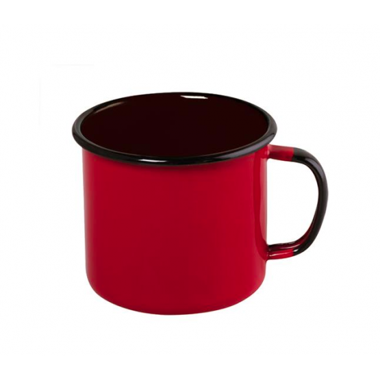 Caneca Esmaltada Ewel 12 825ml Vermelha - ref 16003