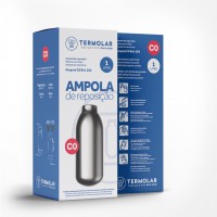 Ampola Garrafa Térmica Termolar 1L C0 - ref 520