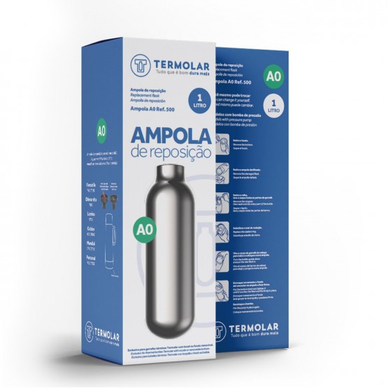 Ampola Garrafa Térmica Termolar 1L  A0 - ref 500